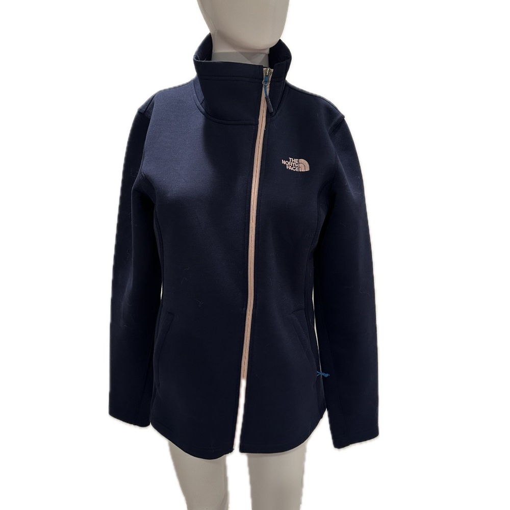 North Face Navy Side Zip Sweater Size M